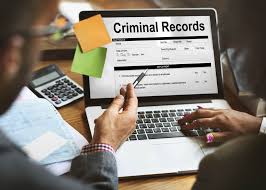 Criminal background check reporting and results